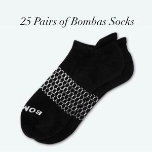 (25 Pairs) Bombas Ankle Socks